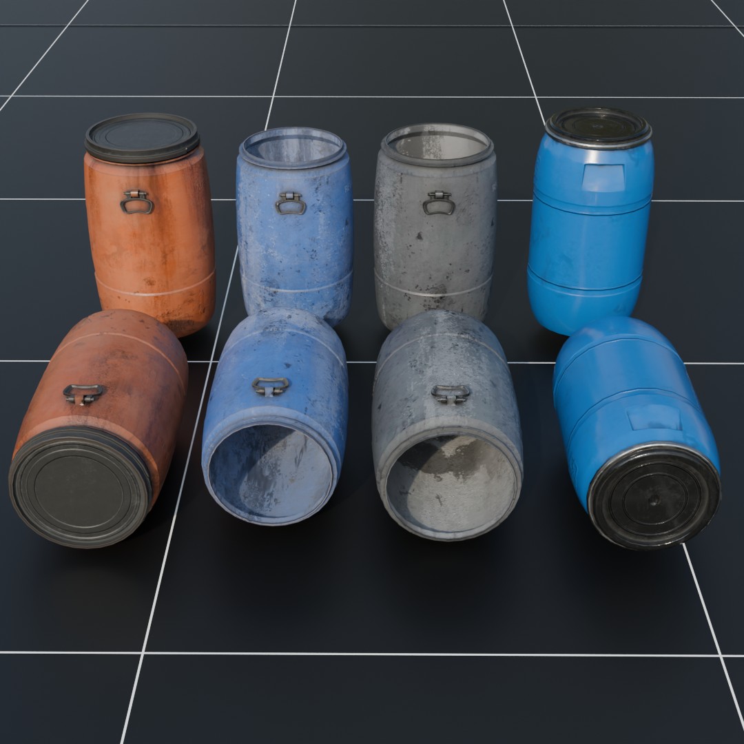 Plastic Barrels